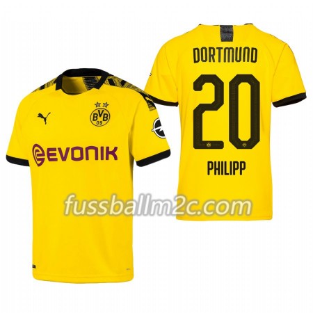 Fußballtrikots Borussia Dortmund Maximilian Philipp 20 Heim Trikotsatz 2019-2020